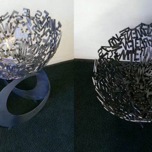 WCSM - Mild Steel Custom Letter Fire Pit